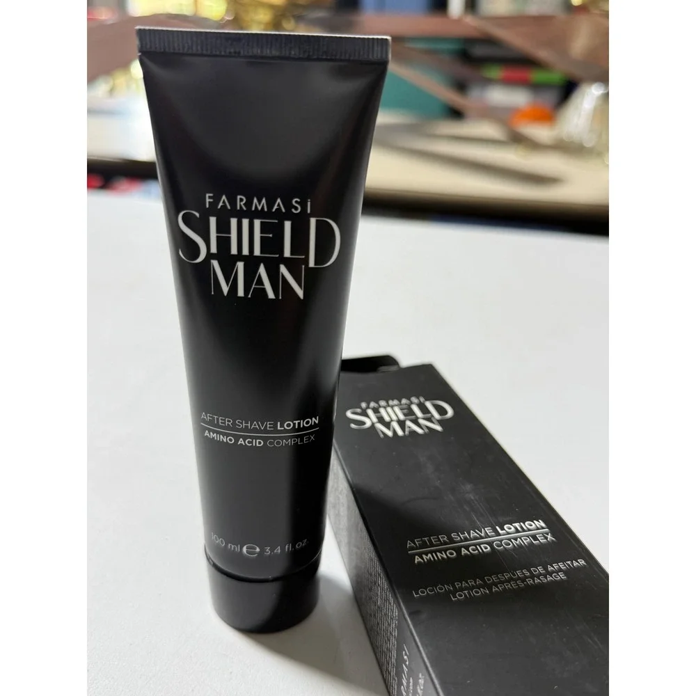 Farmasi Shield Man After Shave Lotion Amino Acid Complex 100ml 3.4 fl oz New Box